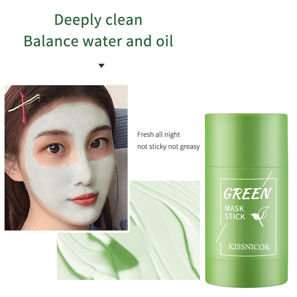 Green Tea Clay Stick Face Deep - Green Tea Cleansing Clay Mask ulasan dan harga