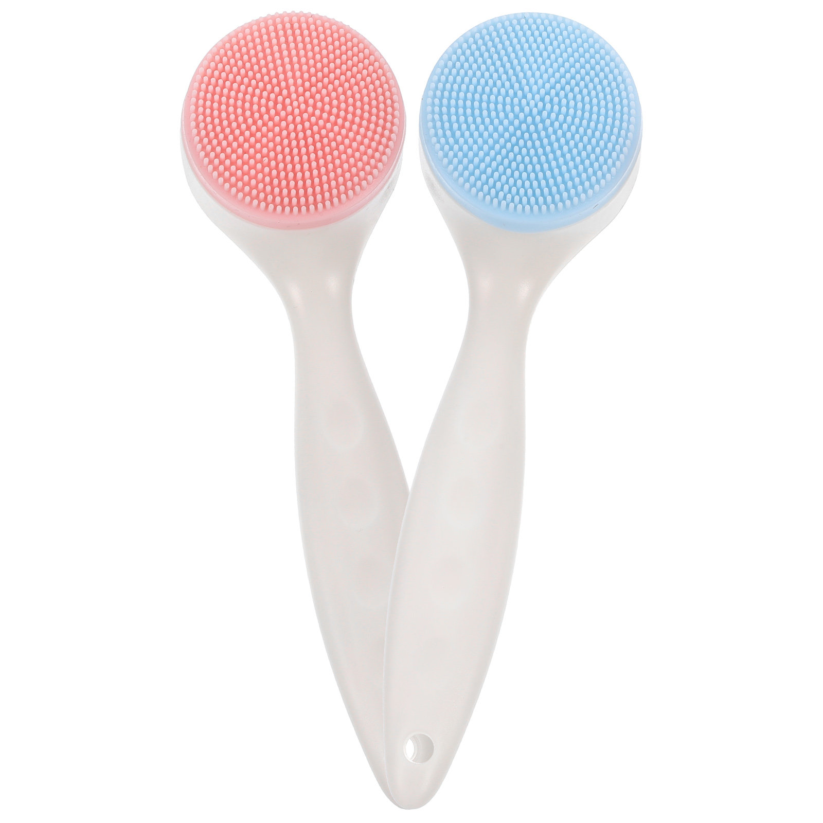 2Pcs Facial Brush Silicone Fac - Silicone Face Scrubber Electric ulasan dan harga