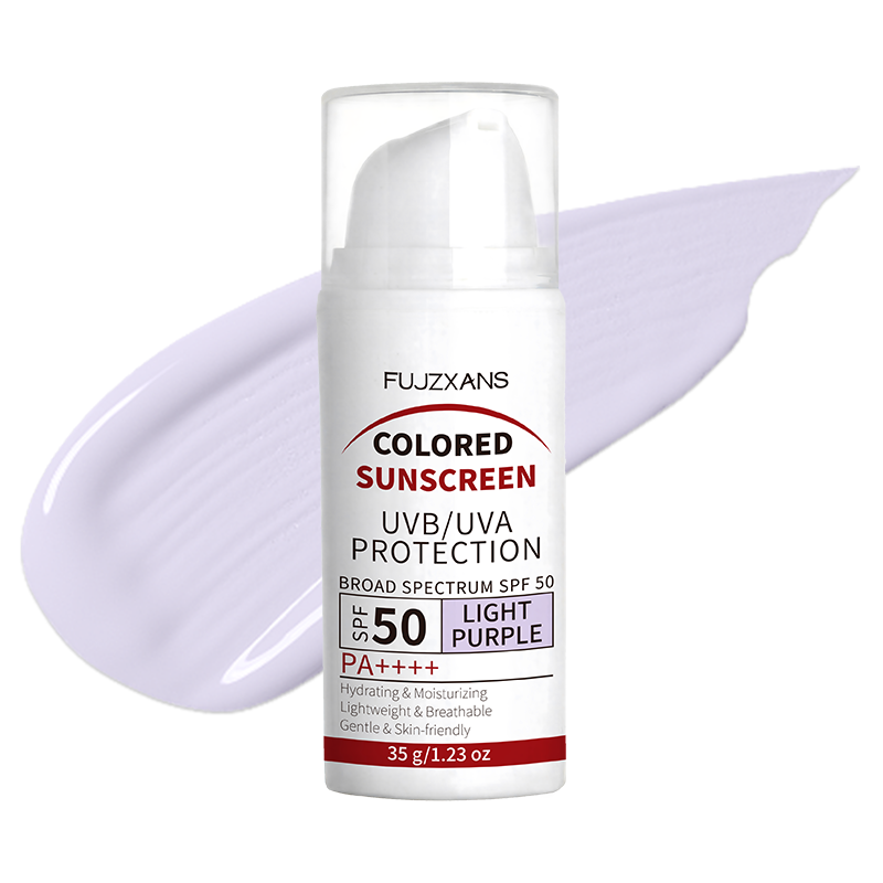 Light Purple Tinted Sunscreen  - Spf 50 Waterproof Sunscreen ulasan dan harga