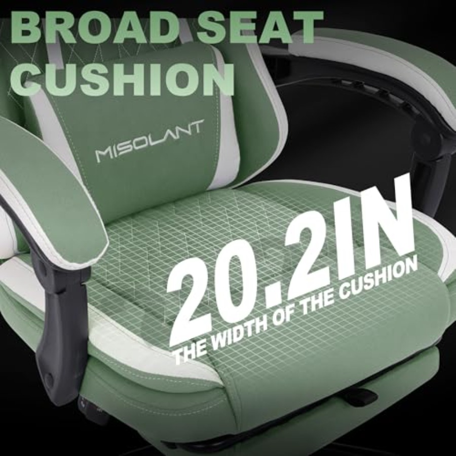 Gaming Chair for Adults, Fabri - Massage ulasan dan harga