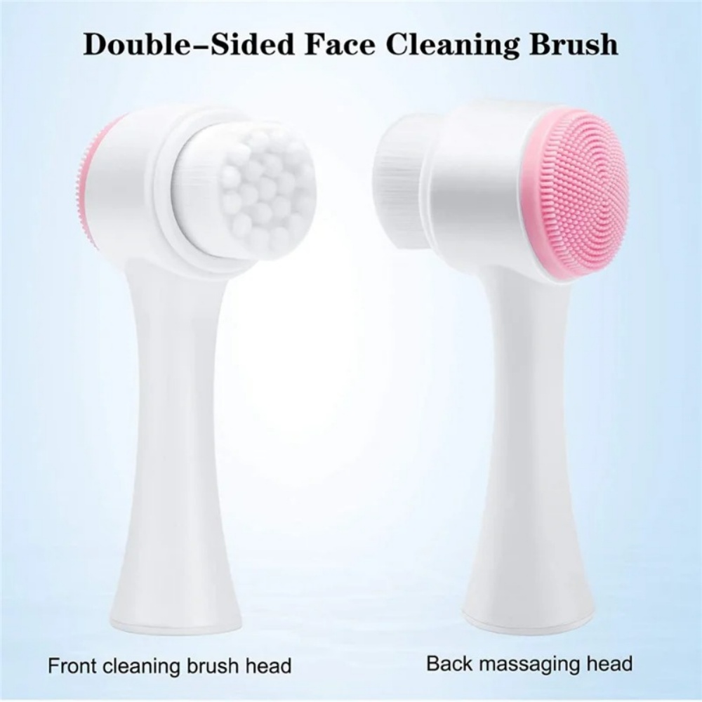 3D Double‑Sided Silicone Facia - Silicone Face Scrubber Electric ulasan dan harga
