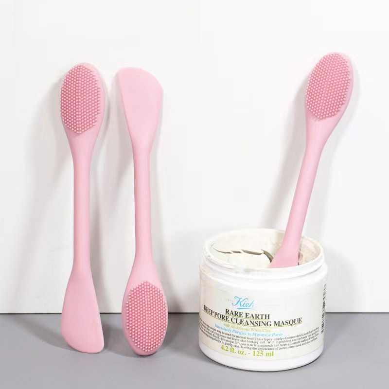 1PC Double Headed Silicone Fac - Silicone Face Scrubber Electric ulasan dan harga