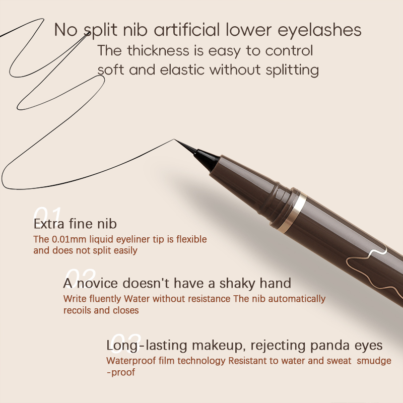 Smooth Very Fine Eyeliner Pen  - Waterproof Liquid Eyeliner Pen ulasan dan harga