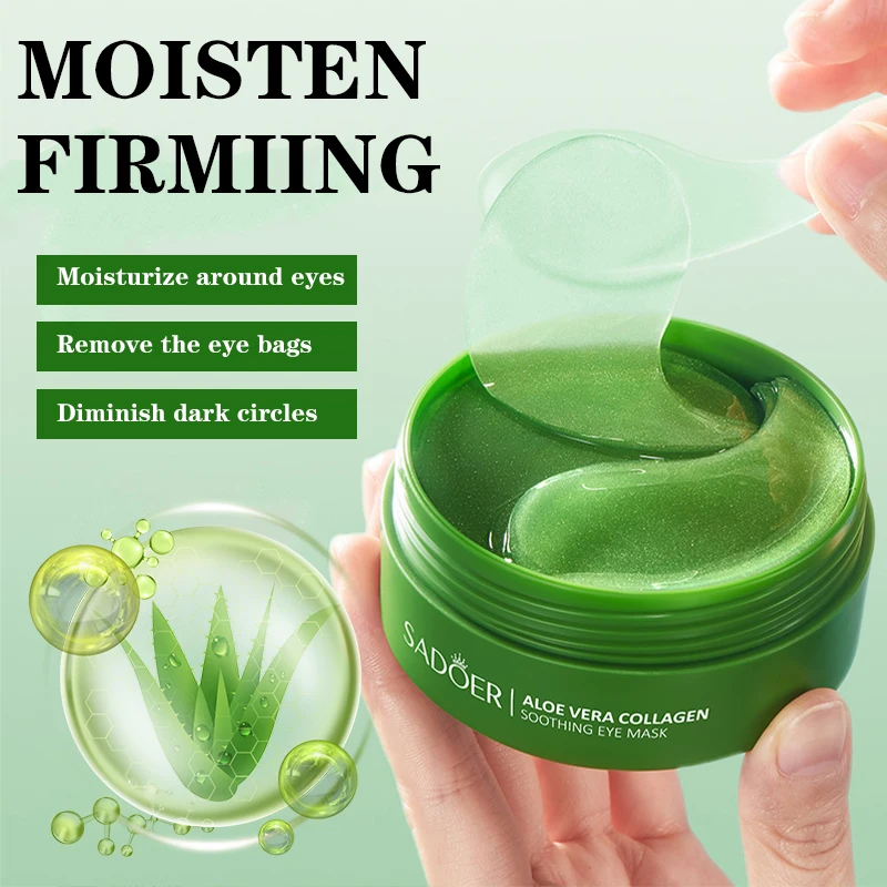60pcs Aloe Vera Collagen Eye M - Collagen Under Eye Patches ulasan dan harga