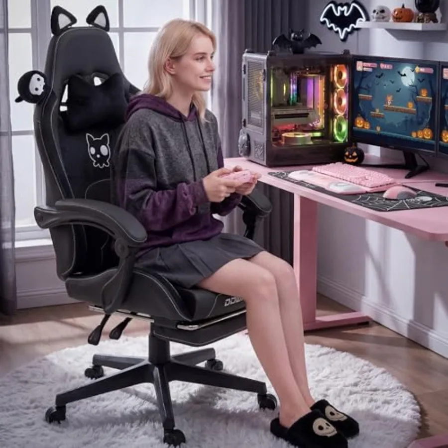 Gaming Chair for Adults with C - Massage ulasan dan harga