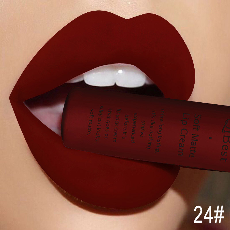 QIBEST Sexy Velvet Matte Lip G - Matte Velvet Lip Tint Long Lasting ulasan dan harga