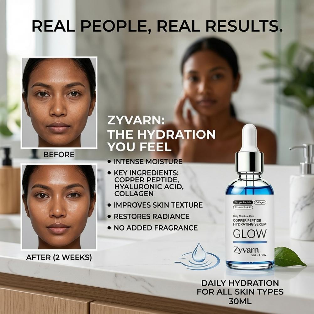 1/2/3/5pcs Copper Peptide Seru - Hyaluronic Acid Facial Serum ulasan dan harga