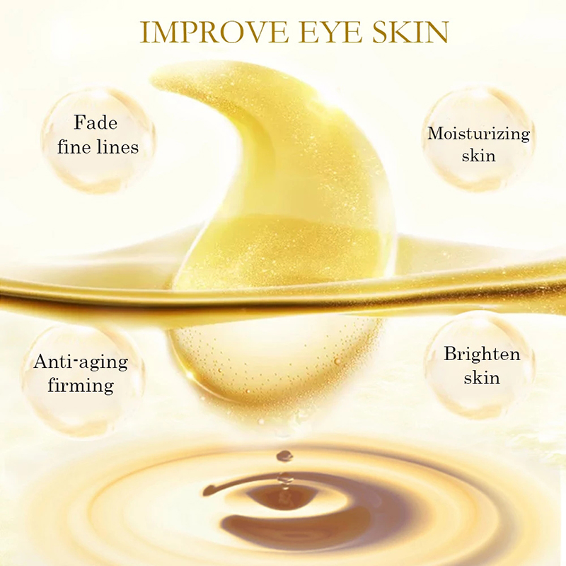 5/10/20/30 Pairs Crystal Gold  - Collagen Under Eye Patches ulasan dan harga