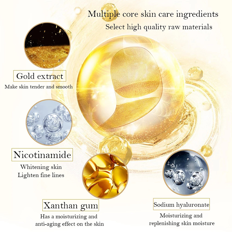 5/10/20/30 Pairs Crystal Gold  - Collagen Under Eye Patches ulasan dan harga