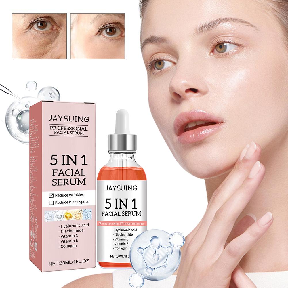 5-in-1 Vitamin C & Hyaluronic  - Hyaluronic Acid Facial Serum ulasan dan harga