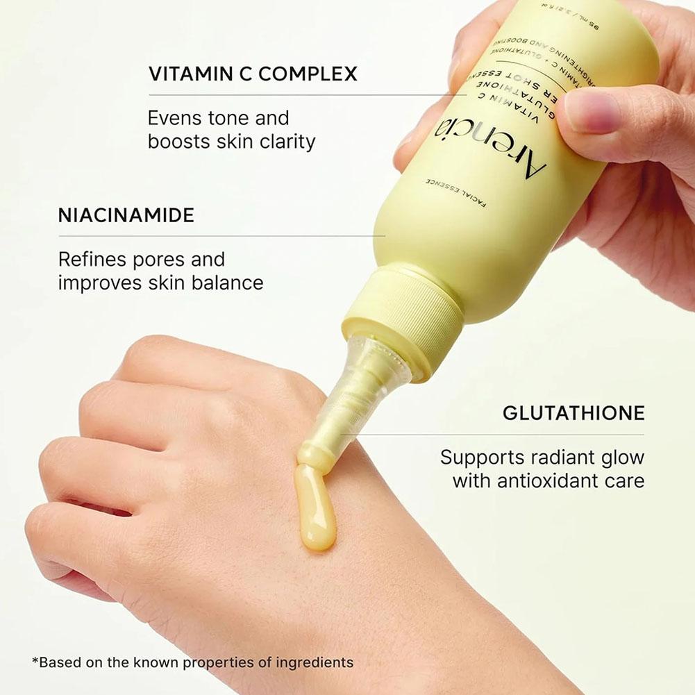 Arencia Vitamin C Glutathione  - Niacinamide Pore Shrinking Essence ulasan dan harga