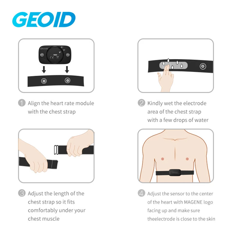 GEOID HS500 Heart Rate Strap S - Health Monitors ulasan dan harga