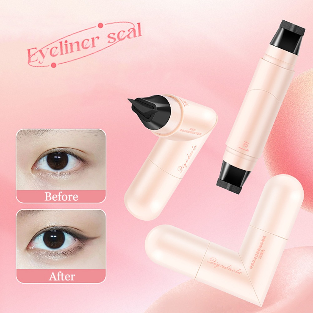 2pcs Matte Rotatable Eyeliner  - Waterproof Liquid Eyeliner Pen ulasan dan harga