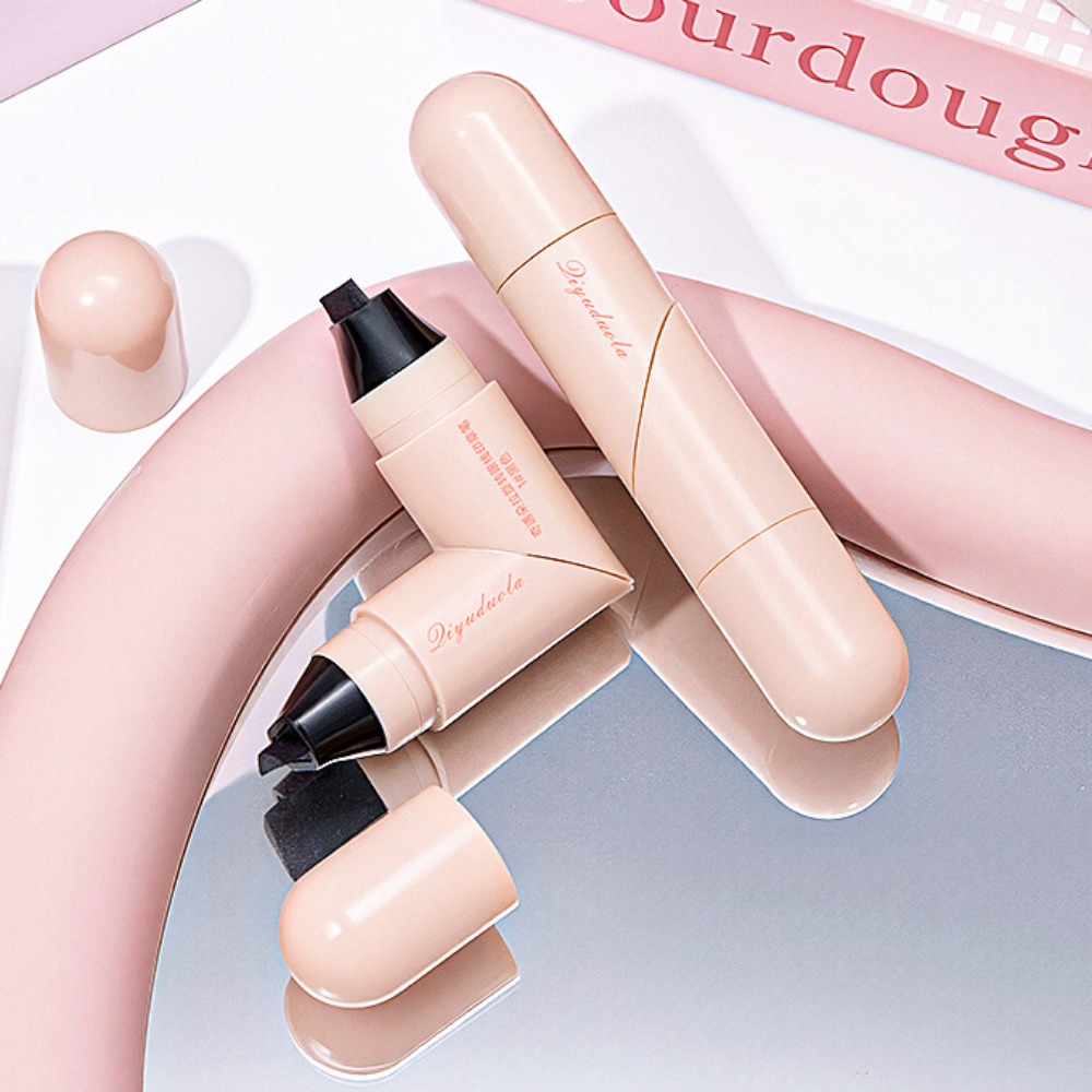 2pcs Matte Rotatable Eyeliner  - Waterproof Liquid Eyeliner Pen ulasan dan harga