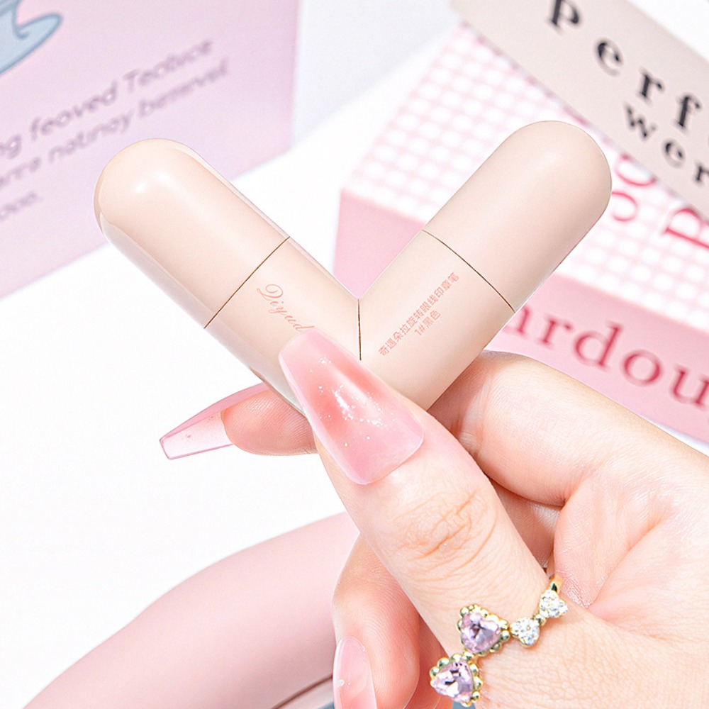 2pcs Matte Rotatable Eyeliner  - Waterproof Liquid Eyeliner Pen ulasan dan harga