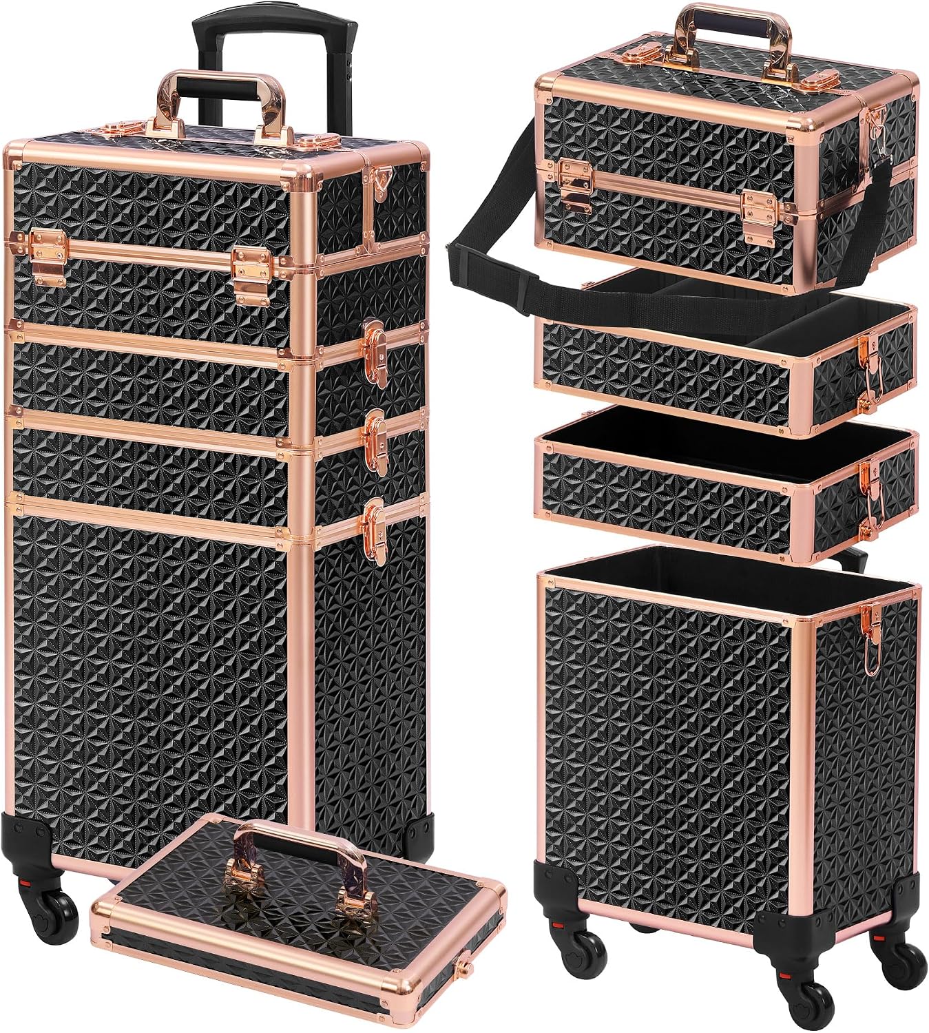 Rolling Makeup Case Makeup Tra - Makeup ulasan dan harga