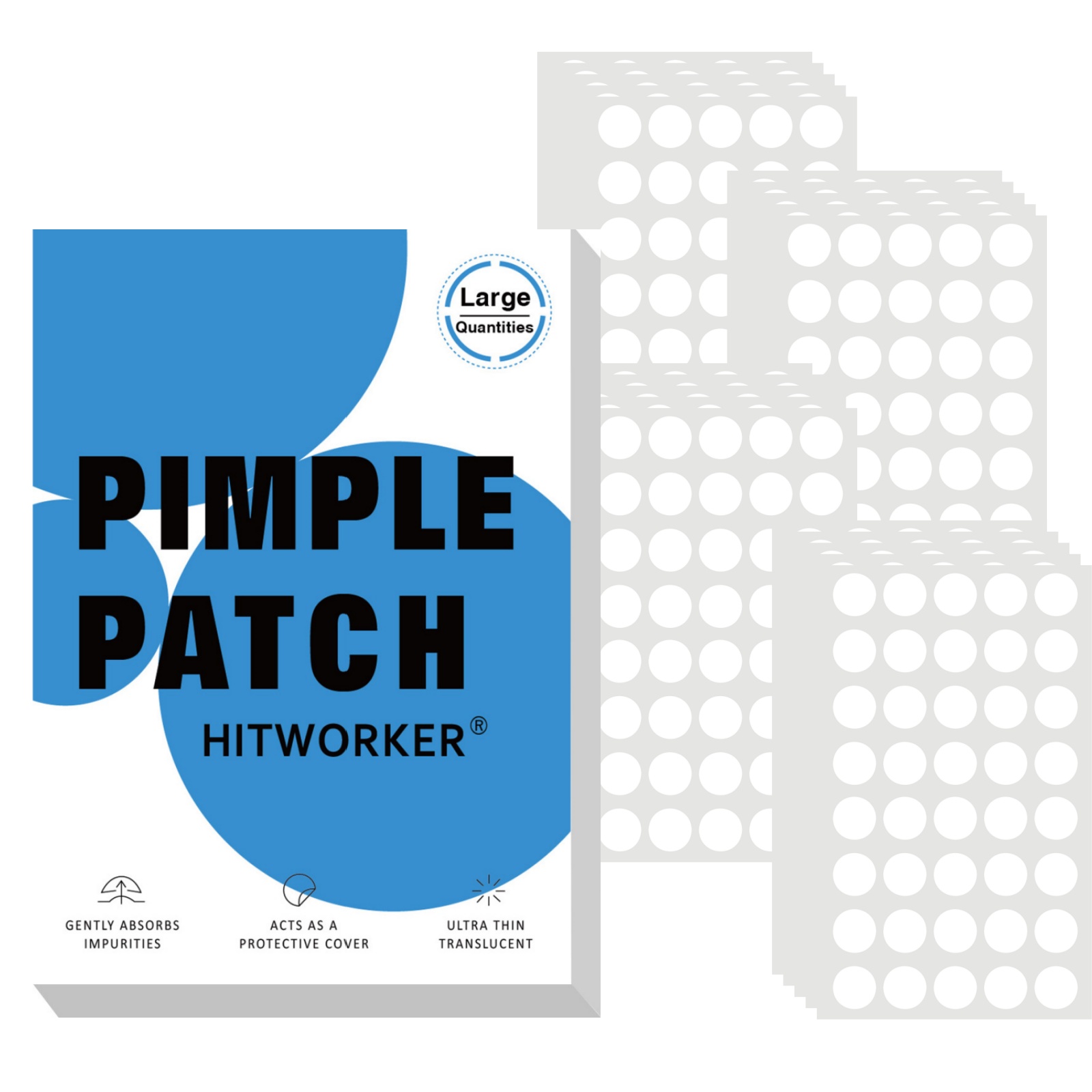 800Pcs Hydrocolloid Acne Pimpl - Hydrocolloid Pimple Patch ulasan dan harga