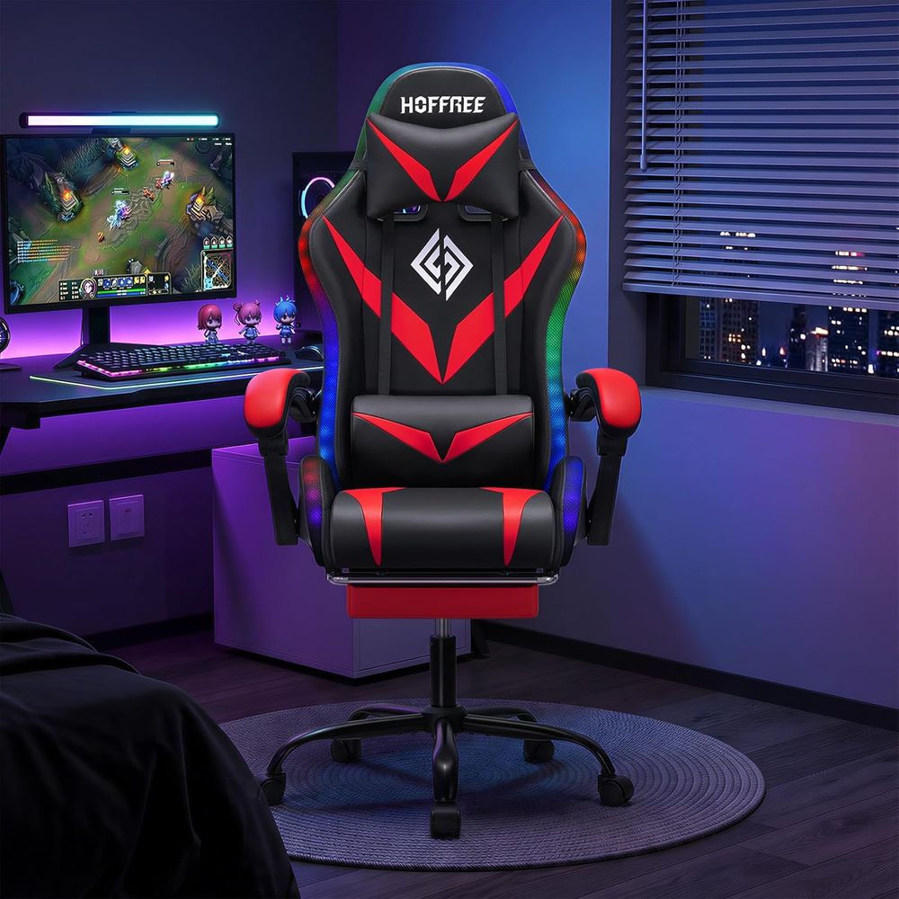 Ergonomic High-Back Gaming Cha - Massage ulasan dan harga