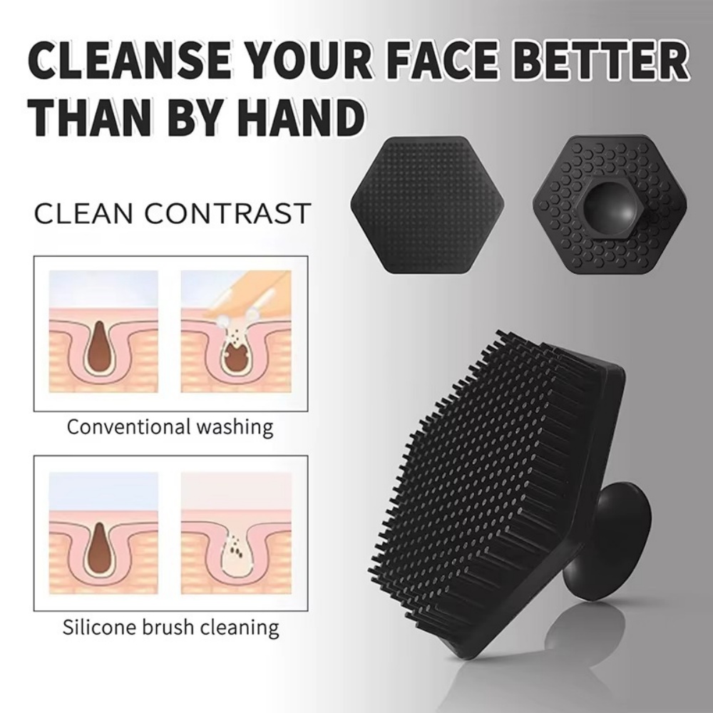 Silicone Facial Cleaning Brush - Silicone Face Scrubber Electric ulasan dan harga