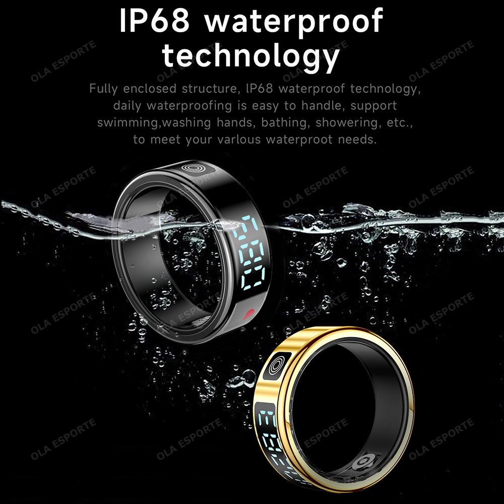 Smart Ring Digital Display Fit - Health Monitors ulasan dan harga