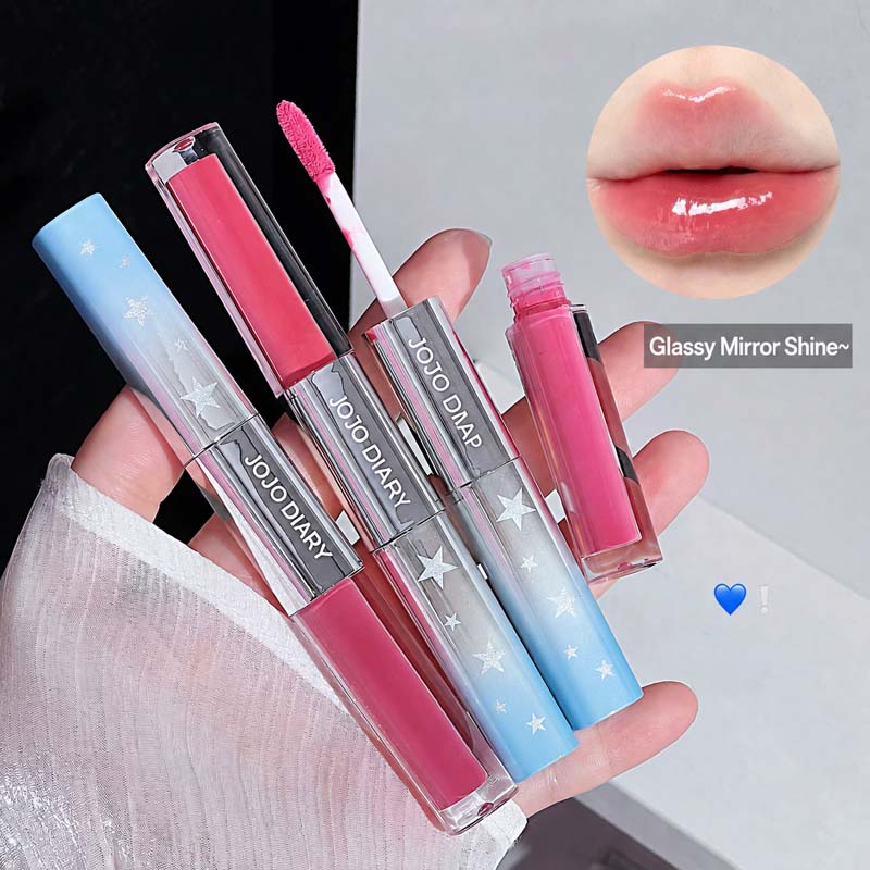 JOJO DIARY Dual Effect Lip Gla - Matte Velvet Lip Tint Long Lasting ulasan dan harga